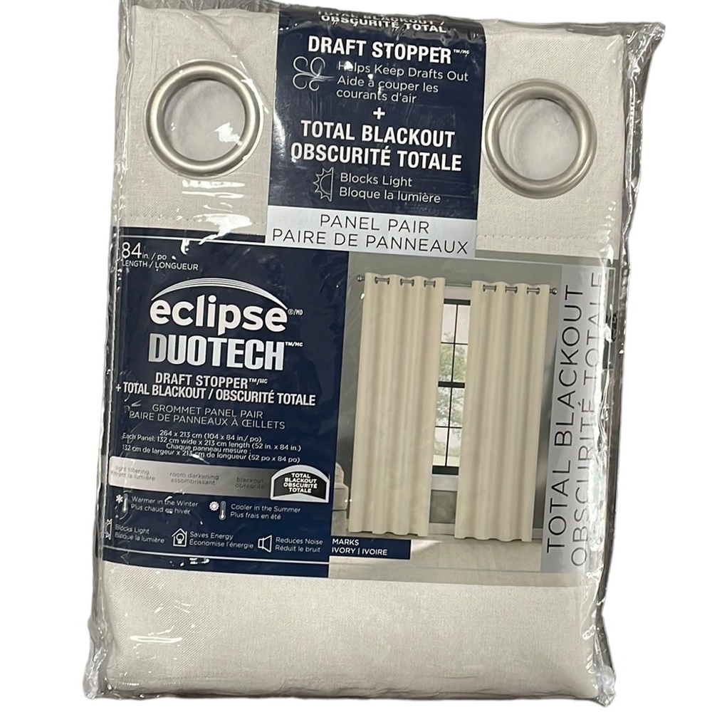 Eclipse 2-pack Total Blackout Curtain Panel